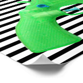 Water pistol toy Wasserpistole Spielzeug photo art ポスター (角)