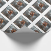 water.pngのVizsla_fetching ラッピングペーパー (角)