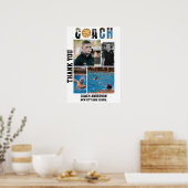 Water Polo Coach Senior Night Graduation Poster ポスター (キッチン)
