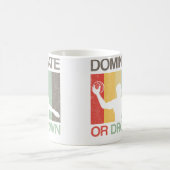 Water Polo Dominate Or Drown Funny Waterpolo Playe コーヒーマグカップ (中央)