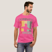 Water Polo Dominate Or Drown Funny Waterpolo Playe Tシャツ (正面フル)