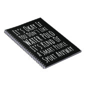 Water Polo Gift Ideas Sports Pool Competition Swim ノートブック (右側)