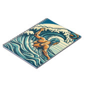 Water-polo Player Spiral Notepad ノートブック (左側)