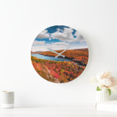 Water | Porcupine Mountains Michigan ラージ壁時計 (ホーム)