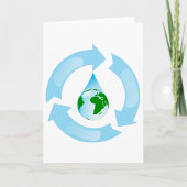 Water Recycling Greeting Cards カード