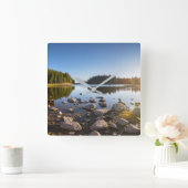 Water | Rhodope Mountains, Bulgaria スクエア壁時計 (ホーム)