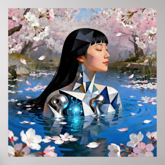 "Water’s Digital Dream" – A Digital Portrait       ポスター (正面)