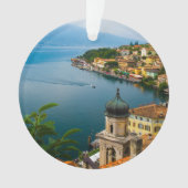 Water | San Benedetto Church Lake Garda, Italy オーナメント (正面)