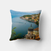 Water | San Benedetto Church Lake Garda, Italy クッション (裏面)