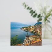 Water | San Benedetto Church Lake Garda, Italy ポストカード (スタンド正面)