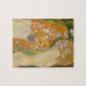 Water serpents II by Gustav Klimt, Art Nouveau ジグソーパズル (横)