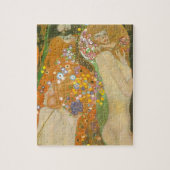 Water serpents II by Gustav Klimt, Art Nouveau ジグソーパズル (縦)