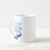 Water Ski Enthusiast Slogan コーヒーマグカップ (正面左)