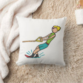 Water Skiing クッション (ブランケット)