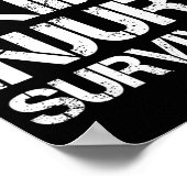 Water skiing injury survivor  ポスター (角)