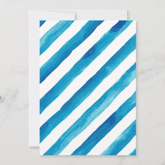 Water skiing Jet Ski party invitation 招待状 (裏面)