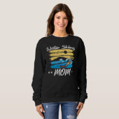 Water Skiing Mom Waterskiing Water Skiing Mothers  スウェットシャツ (正面フル)