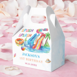 Water Slide Splish Splash Birthday Party フェイバーボックス