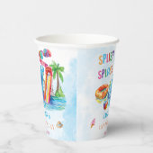 Water Slide Splish Splash Birthday Party 紙コップ (右)