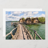 Water | Stilt Houses Over the Water サンキューカード (正面/裏面)