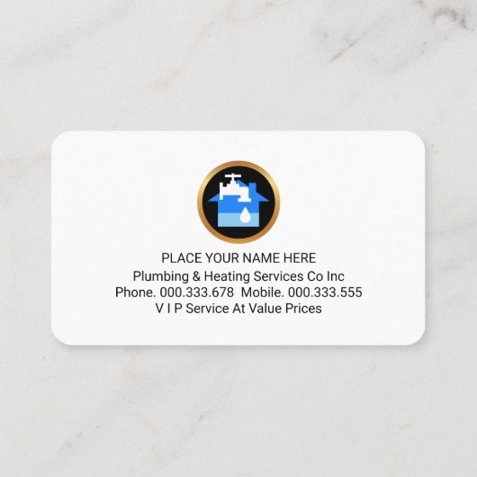 Water Surface Plumber Service 名刺 (裏面)