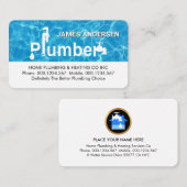 Water Surface Special Plumber Signage 名刺 (正面/裏面)