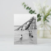 Water Toboggan, Bois Blanc, MI 1903 ポストカード (スタンド正面)