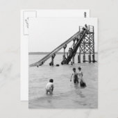 Water Toboggan, Bois Blanc, MI 1903 ポストカード (正面/裏面)