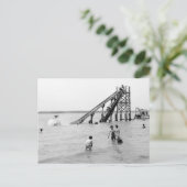 Water Toboggan, Bois Blanc, MI 1903 ポストカード (スタンド正面)