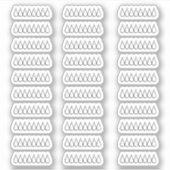 Water Tracker x 30シール – プランナーシール シール (正面)