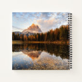 Water | Tre Cime Di Lavaredo Italy ノートブック (裏面)