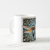 Water Treader 020924IREF250 - Watercolor コーヒーマグカップ (正面左)