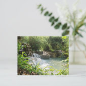 Water Wheel in Forest River, Khoung Si秋，ラオス ポストカード (スタンド正面)