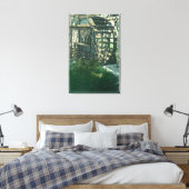 Water WheelRedding、CAのビュー キャンバスプリント (インサイチュ (寝室))