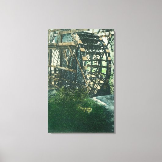 Water WheelRedding、CAのビュー キャンバスプリント (正面)