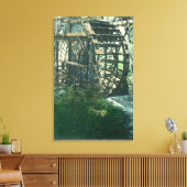 Water WheelRedding、CAのビュー キャンバスプリント (インサイチュ (リビング))