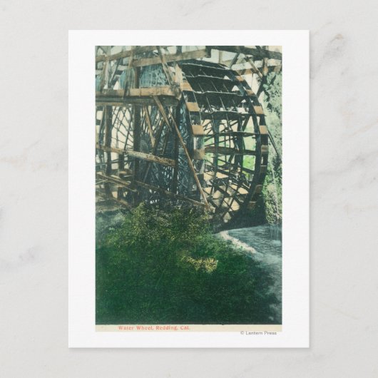 Water WheelRedding、CAのビュー ポストカード (正面)
