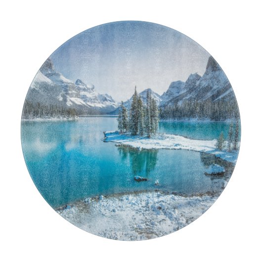 Water | Winter Jasper National Park, Canada カッティングボード (正面)