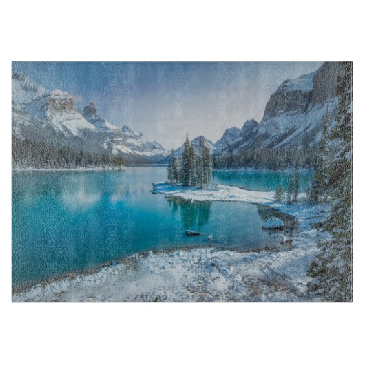 Water | Winter Jasper National Park, Canada カッティングボード (正面)