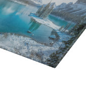 Water | Winter Jasper National Park, Canada カッティングボード (角)