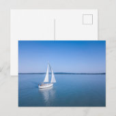 Water | Yacht at Lake Balaton Lake Hungary ポストカード (正面/裏面)