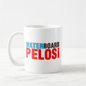 Waterboard Pelosi コーヒーマグカップ (左)