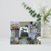 Waterbury CT生まれで発生 ポストカード (スタンド正面)