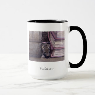 Waterclourで絵を描かれる「本マウス」の マグカップ