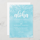 Watercolorでの着側結婚式招待状 招待状 (正面/裏面)