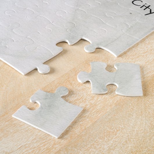 Watercolorのメモリ結婚保持新規パズル ジグソーパズル (側面)