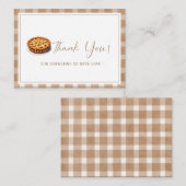 WatercolorエレガントCutie Pieが途中にあるベビーsh ノートカード (正面/裏面)