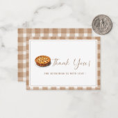 WatercolorエレガントCutie Pieが途中にあるベビーsh ノートカード (正面/裏面インサイチュ)