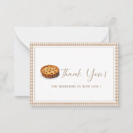 WatercolorエレガントCutie Pieが途中にあるベビーsh ノートカード