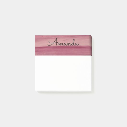 WATERCOLORポパーソナライズされたストイットメモ ポストイット (正面)